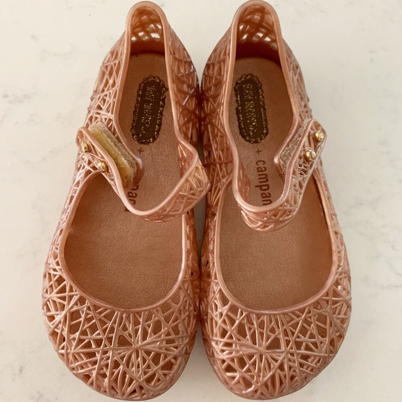 Mini Melissa bronze zig zag compana size 8 - Picture 1 of 6